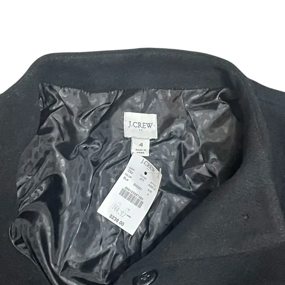 J. Crew Bow Coat Minimalist Chic Old Money NWT - Picture 2 of 4